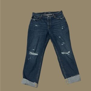 Old Navy High-Rise Distressed Slouchy Straight Jeans – Size 10, NWT